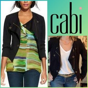 Cabi Point Knit Moto Jacket